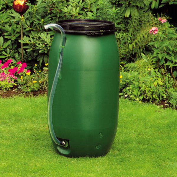 Garantia design regenton woody 350 liter lichtbruin